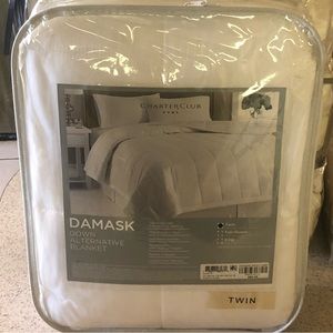 Microfiber Down Alternative Twin Blanket, Created for Macy's -  White